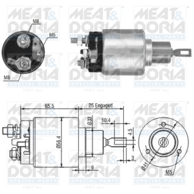 Solenoid Switch, starter